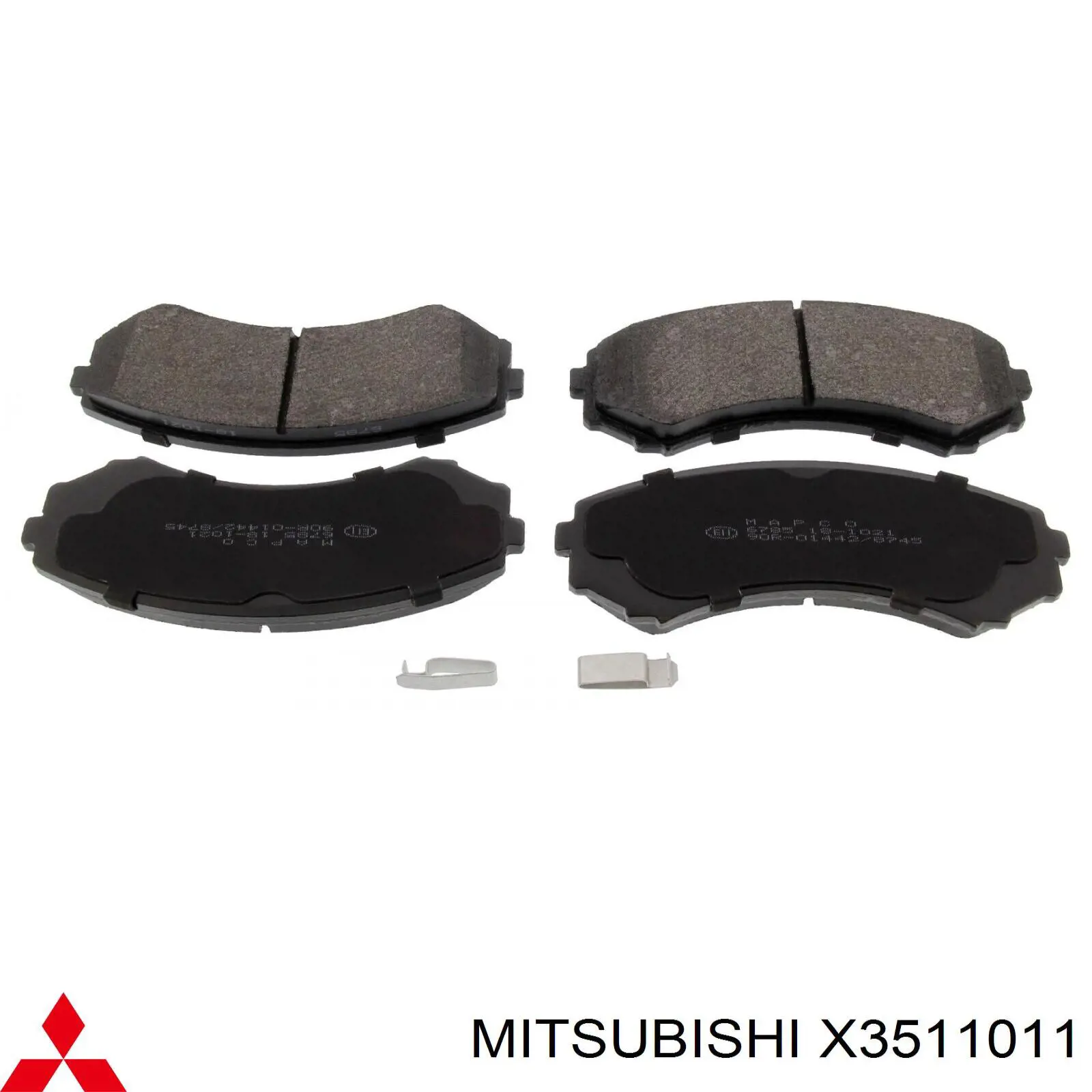 Pastillas freno delanteras Mitsubishi X3511011 precio, desde 23,69 EUR