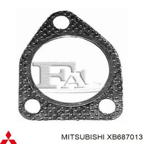 XB687013 Mitsubishi juntas para silenciador