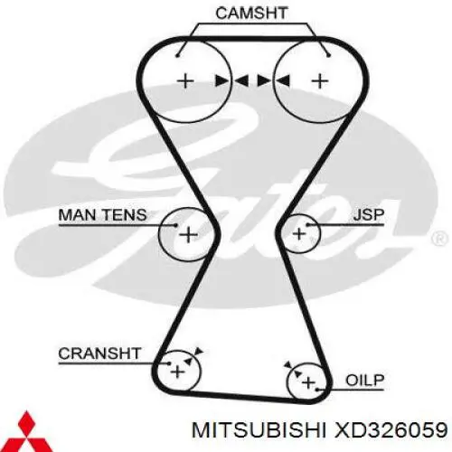 Comprar XD326059 Mitsubishi Correa distribución