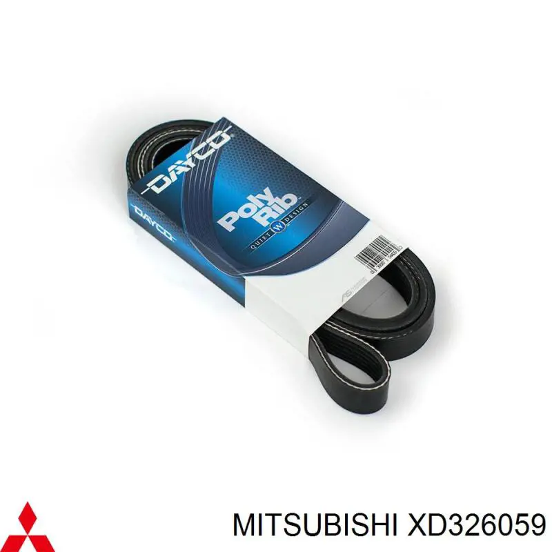 Correa de distribución Mitsubishi XD326059 precio, desde 29,80 EUR