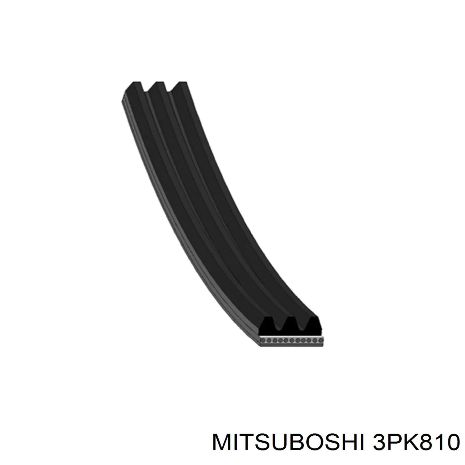 3PK810 Mitsuboshi correa trapezoidal