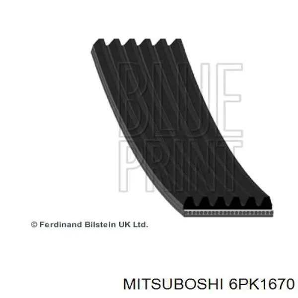 6PK1670 Mitsuboshi correa trapezoidal