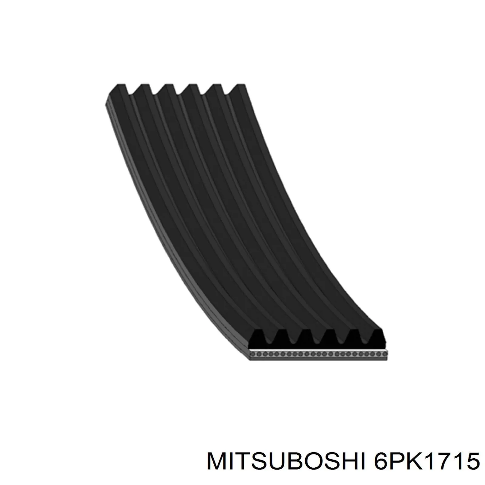 6PK1715 Mitsuboshi correa trapezoidal