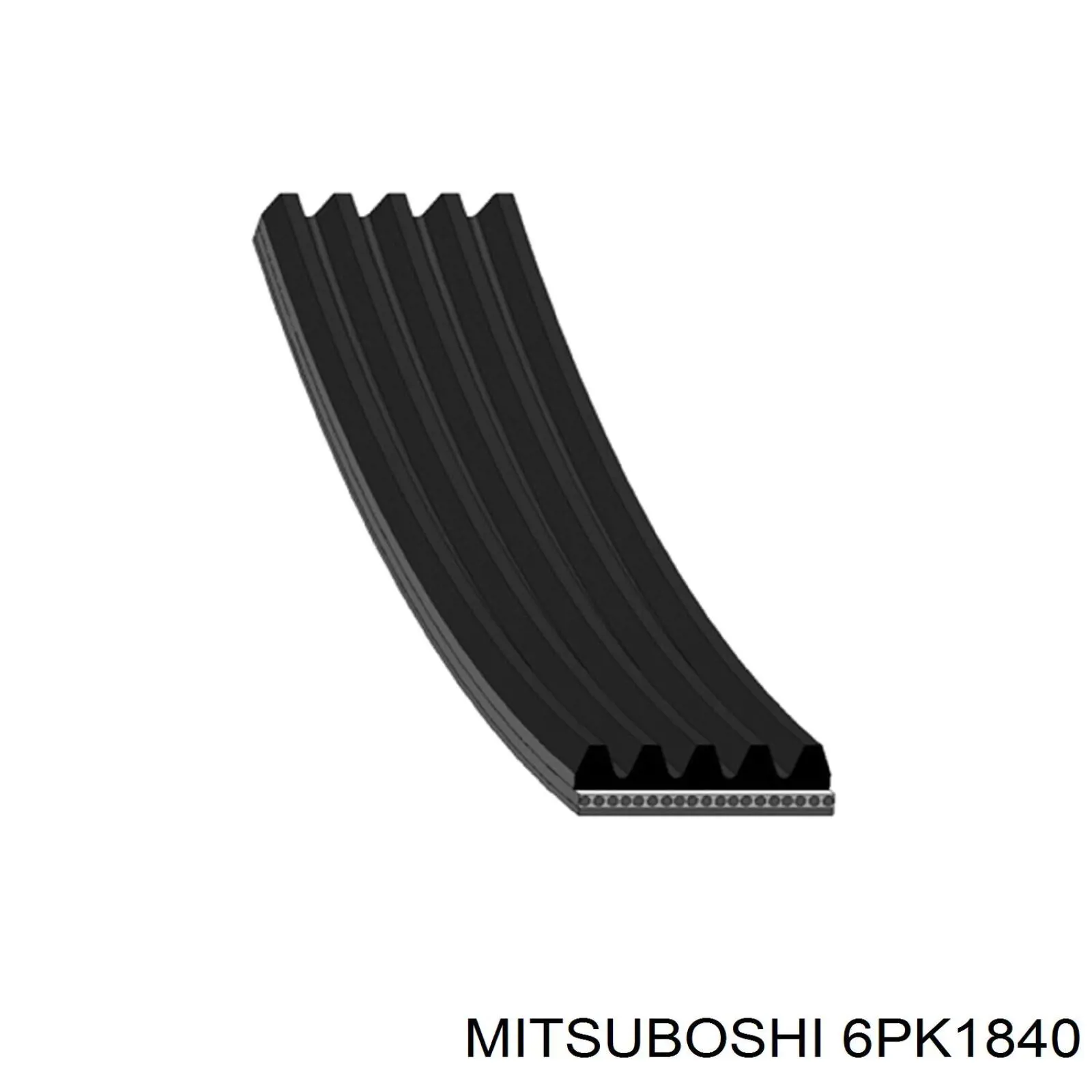6PK1840 Mitsuboshi correa trapezoidal