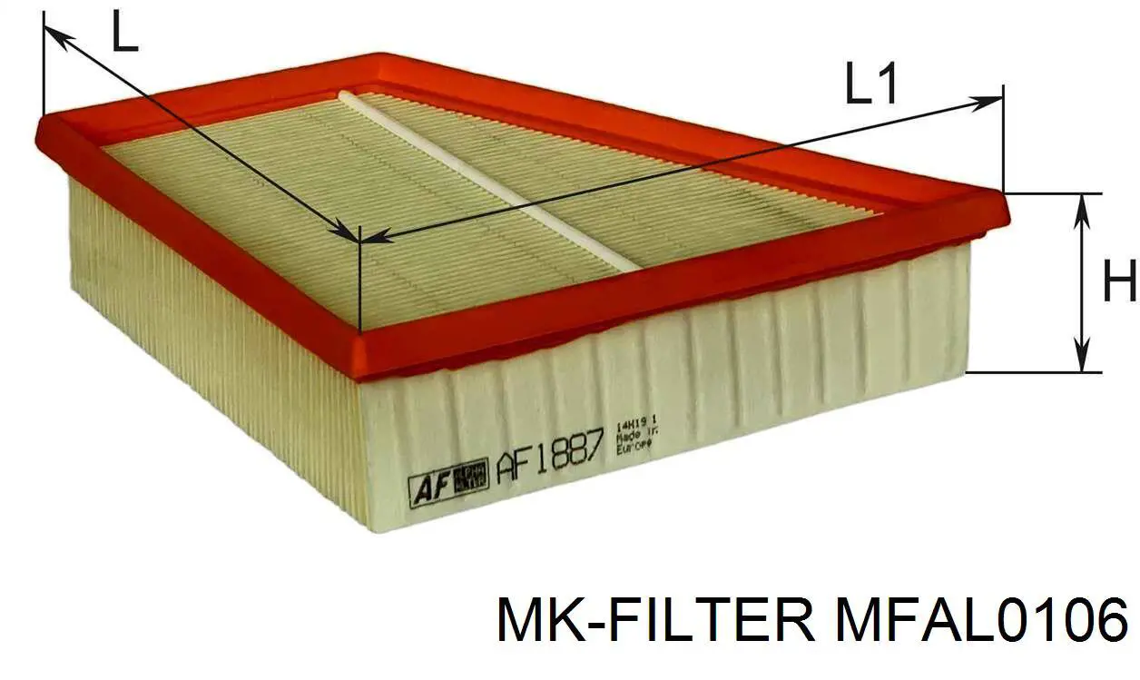 MFAL0106 MK Filter filtro de aire