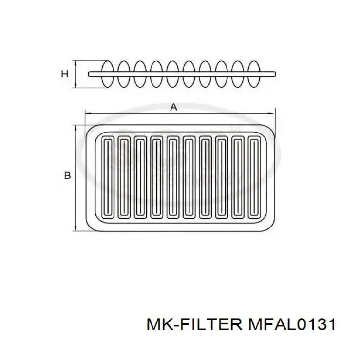 MFAL0131 MK Filter filtro de aire