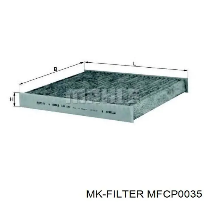 MFCP0035 MK Filter filtro de habitáculo