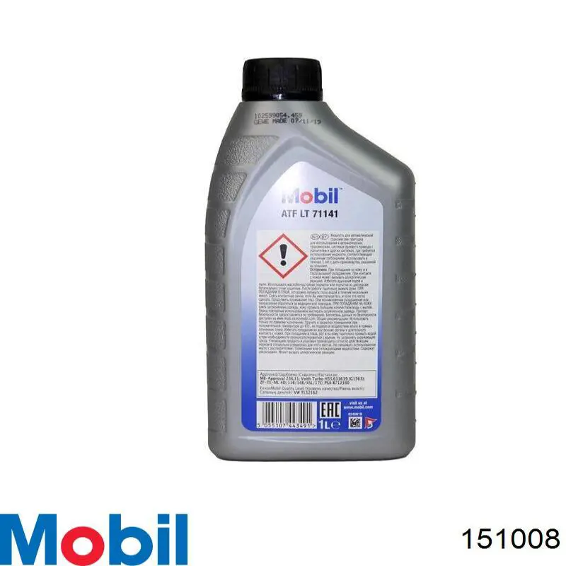Aceite caja de cambios 151008 Mobil
