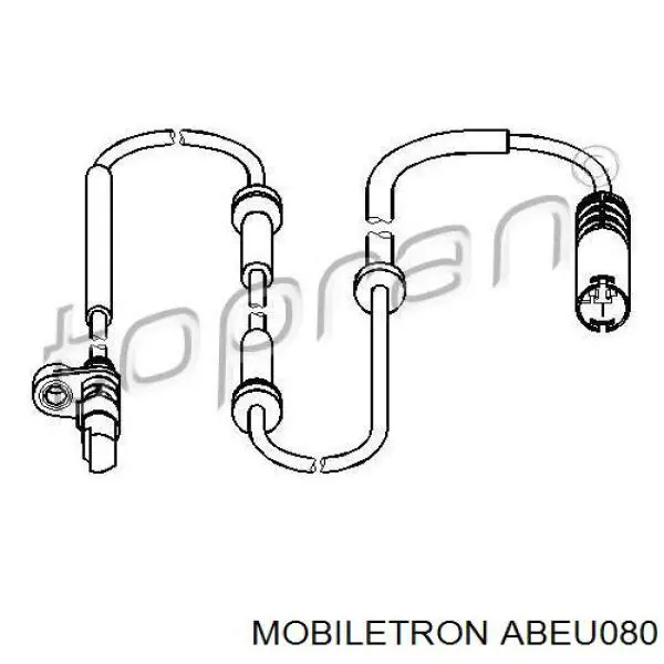 ABEU080 Mobiletron sensor abs trasero