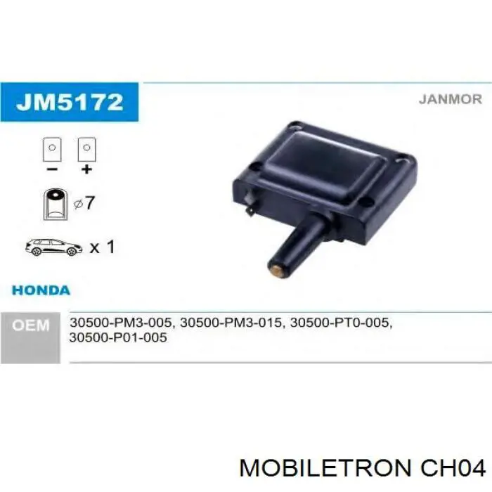 Comprar CH04 Mobiletron Bobina