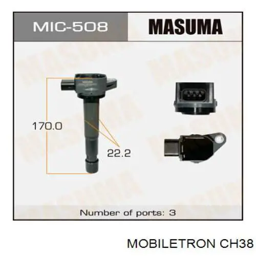 Comprar CH38 Mobiletron Bobina