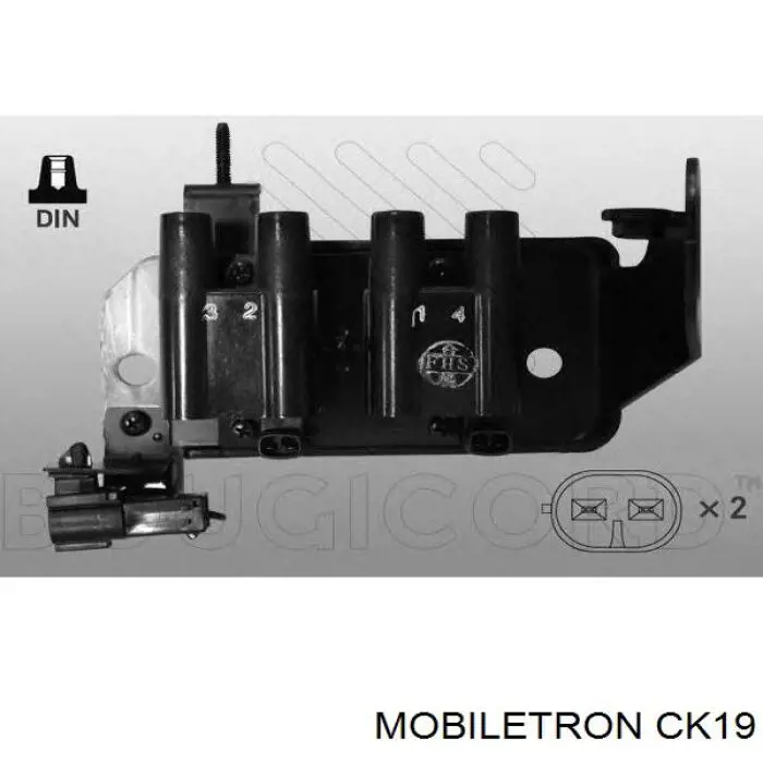 Bobina de chispa Mobiletron CK19 precio, desde 52,05 EUR