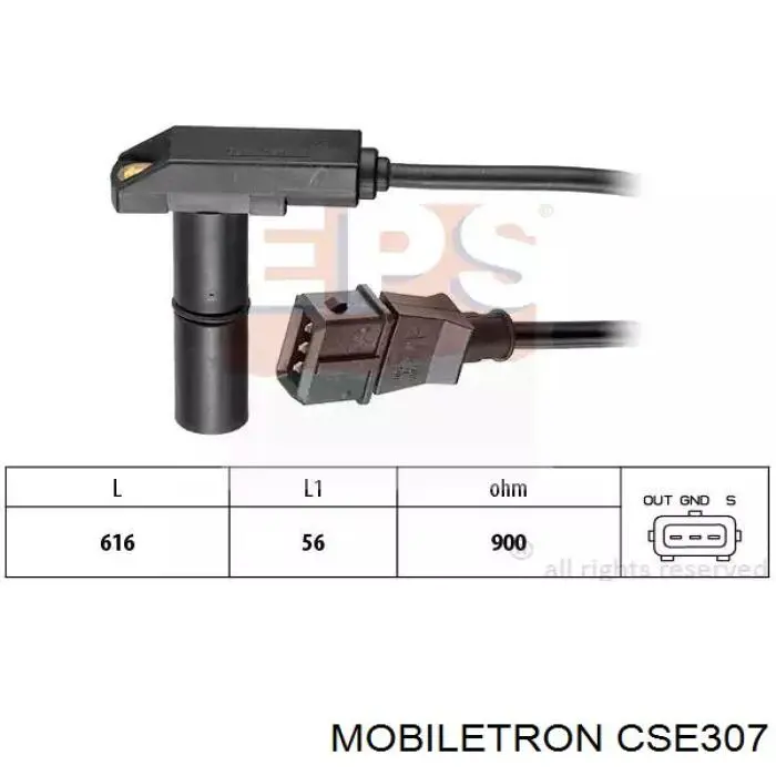 CS-E307 Mobiletron sensor de velocidad