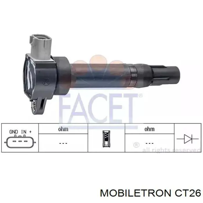 Bobina de chispa Mobiletron CT26 precio, desde 35,48 EUR