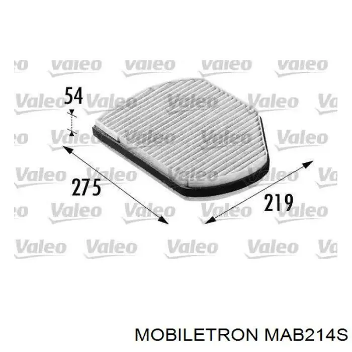 MA-B214S Mobiletron sensor de flujo de aire/medidor de flujo (flujo de aire masibo)