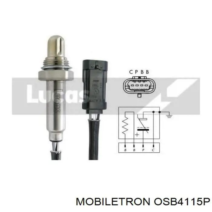 OSB4115P Mobiletron Sensor de oxígeno previo al catalizador