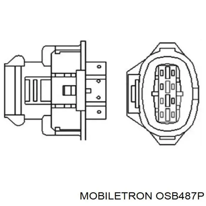 OSB487P Mobiletron sonda lambda sensor de oxigeno para catalizador