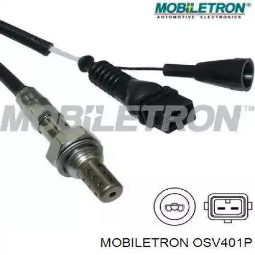 OS-V401P Mobiletron sonda lambda sensor de oxigeno post catalizador