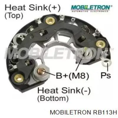 Puente rectificador del alternador Mobiletron RB113H precio, desde 28,54 EUR