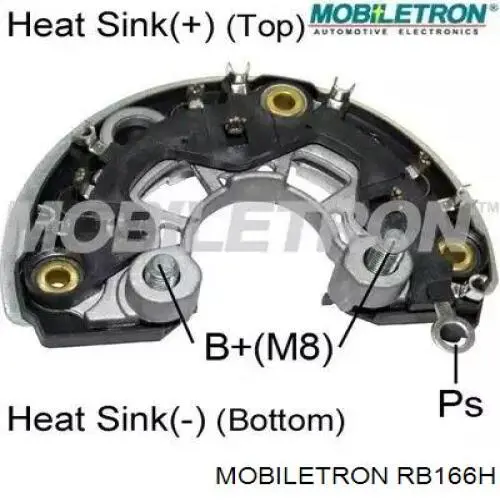 Puente rectificador del alternador Mobiletron RB166H precio, desde 36,76 EUR