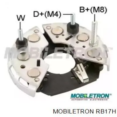 RB17H Mobiletron puente de diodos, alternador