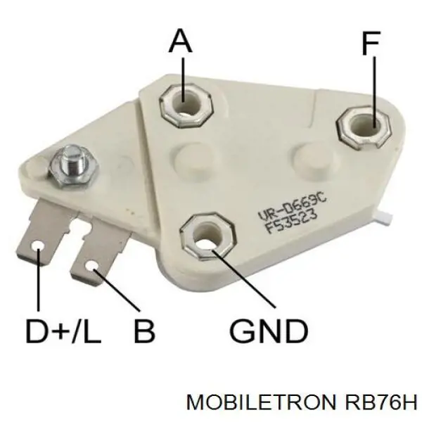 Puente de diodos, alternador 9130086 Volvo