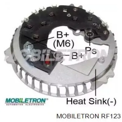 RF123 Mobiletron puente de diodos, alternador