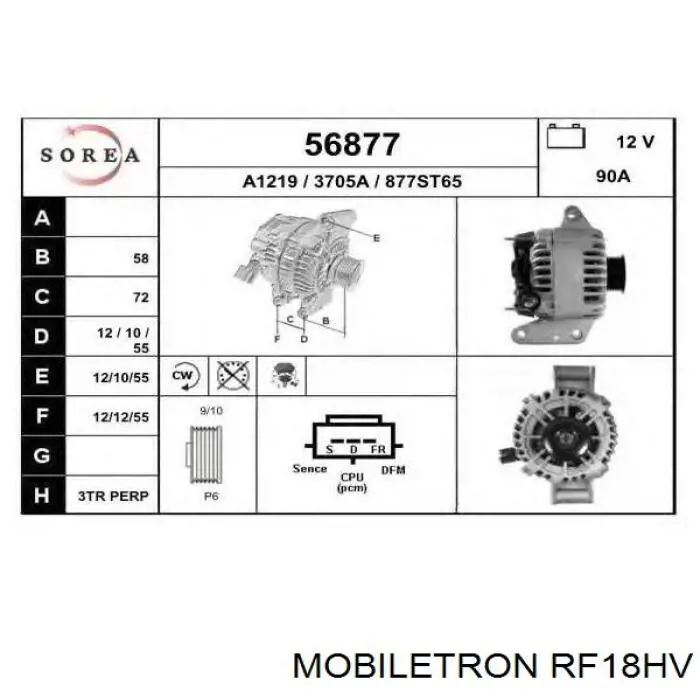 Alternador Diodo Puente Rectificador Jaguar X-type CF1