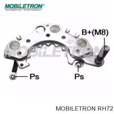 RH72 Mobiletron puente de diodos, alternador