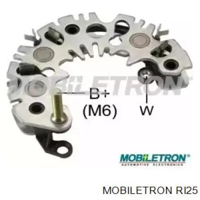 RI25 Mobiletron alternador diodo puente rectificador