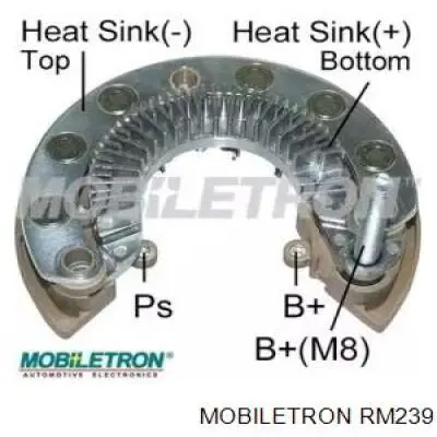 RM239 Mobiletron Puente de diodos, alternador