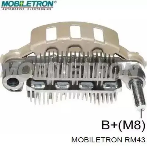 RM43 Mobiletron puente de diodos, alternador