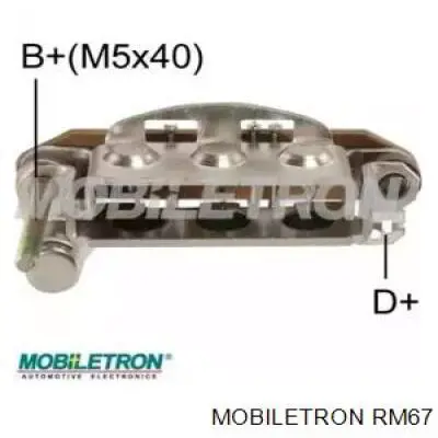 RM67 Mobiletron puente de diodos, alternador
