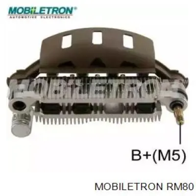 RM80 Mobiletron alternador diodo puente rectificador