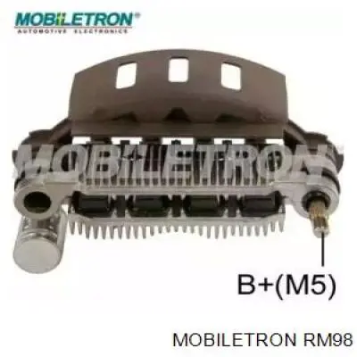 RM98 Mobiletron alternador diodo puente rectificador