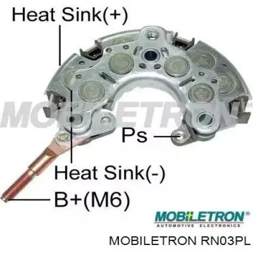 Puente rectificador del alternador Mobiletron RN03PL precio, desde 26,43 EUR