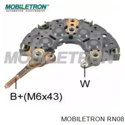 RN08 Mobiletron alternador diodo puente rectificador