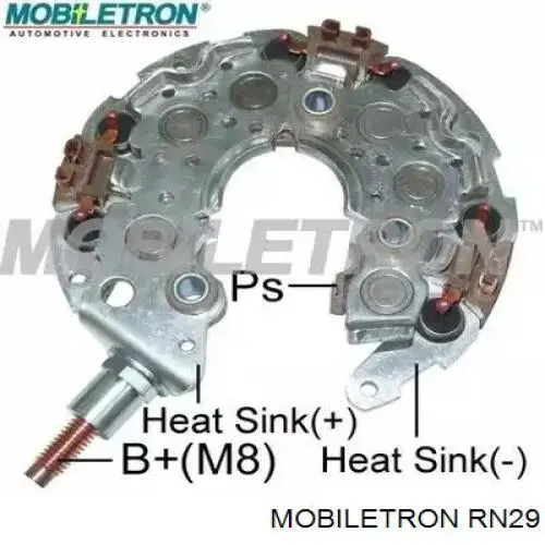 Puente rectificador del alternador Mobiletron RN29 precio, desde 35,61 EUR