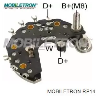 RP14 Mobiletron puente de diodos, alternador