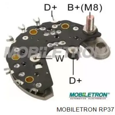 RP37 Mobiletron puente de diodos, alternador