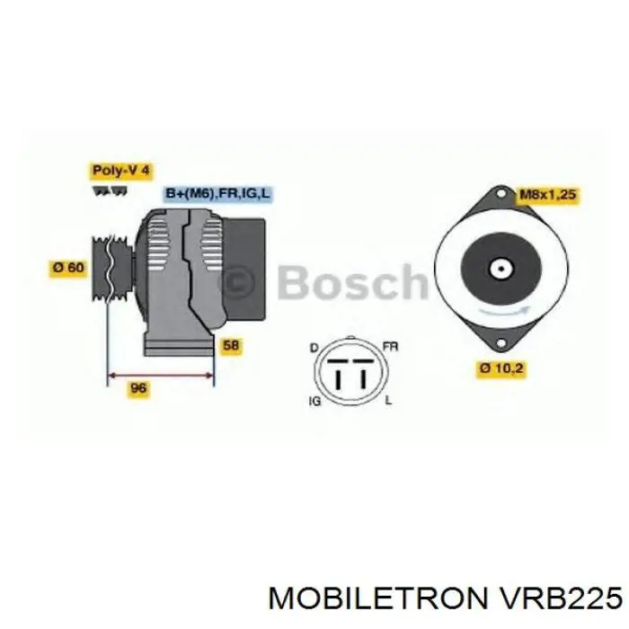 VRB225 Mobiletron regulador