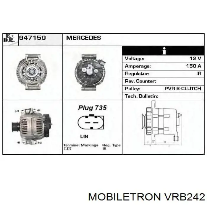 Regulador De Rele Del Generador (Rele De Carga) Nissan JUKE F15