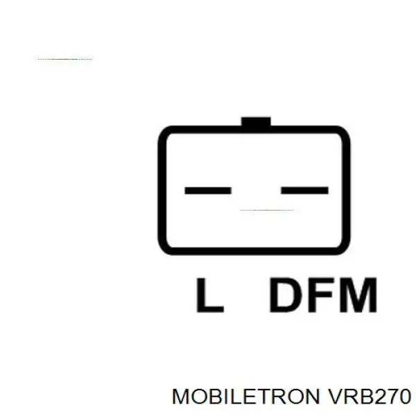 VRB270 Mobiletron regulador del alternador