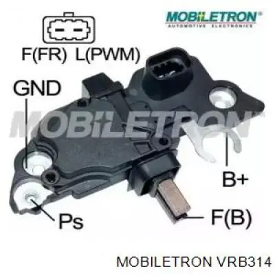 VRB314 Mobiletron regulador del alternador
