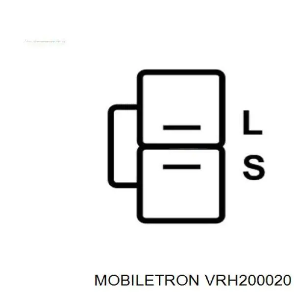 VR-H2000-20 Mobiletron regulador de rele del generador (rele de carga)