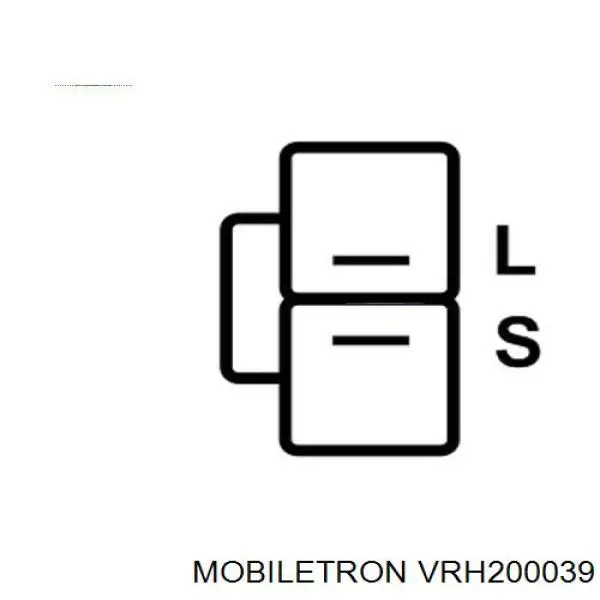 VRH200039 Mobiletron regulador del alternador