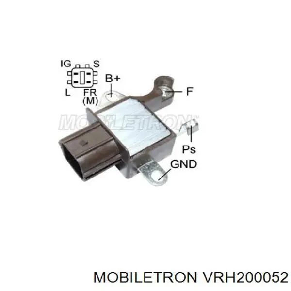 VRH200052 Mobiletron regulador del alternador