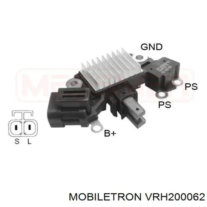 VRH200062 Mobiletron regulador del alternador