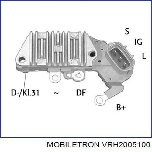 Comprar VRH2005100 Mobiletron Regulador del alternador
