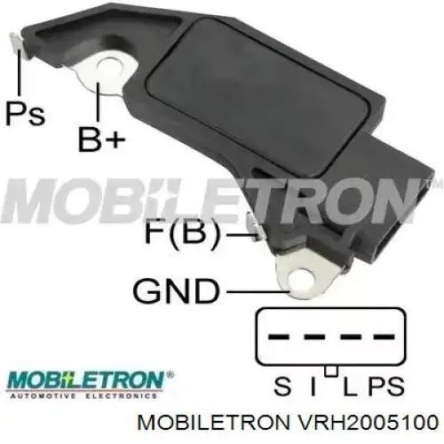VRH2005100 Mobiletron regulador del alternador